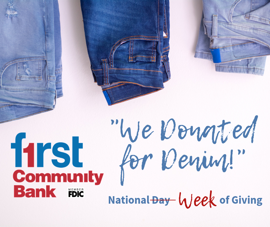 We donated for denim